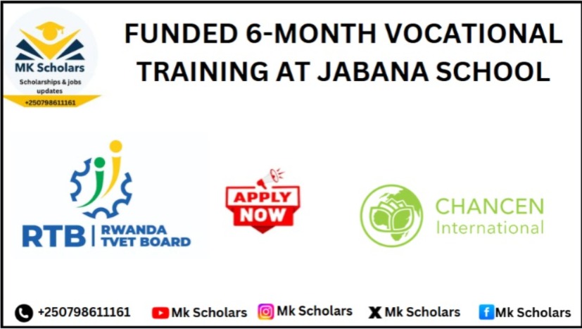 FULLY FUNDED 6-MONTH VOCATIONAL TRAINING